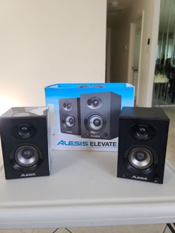 Alesis Elevate 3 Woofer Desktop Studio Computer PC Speakers
