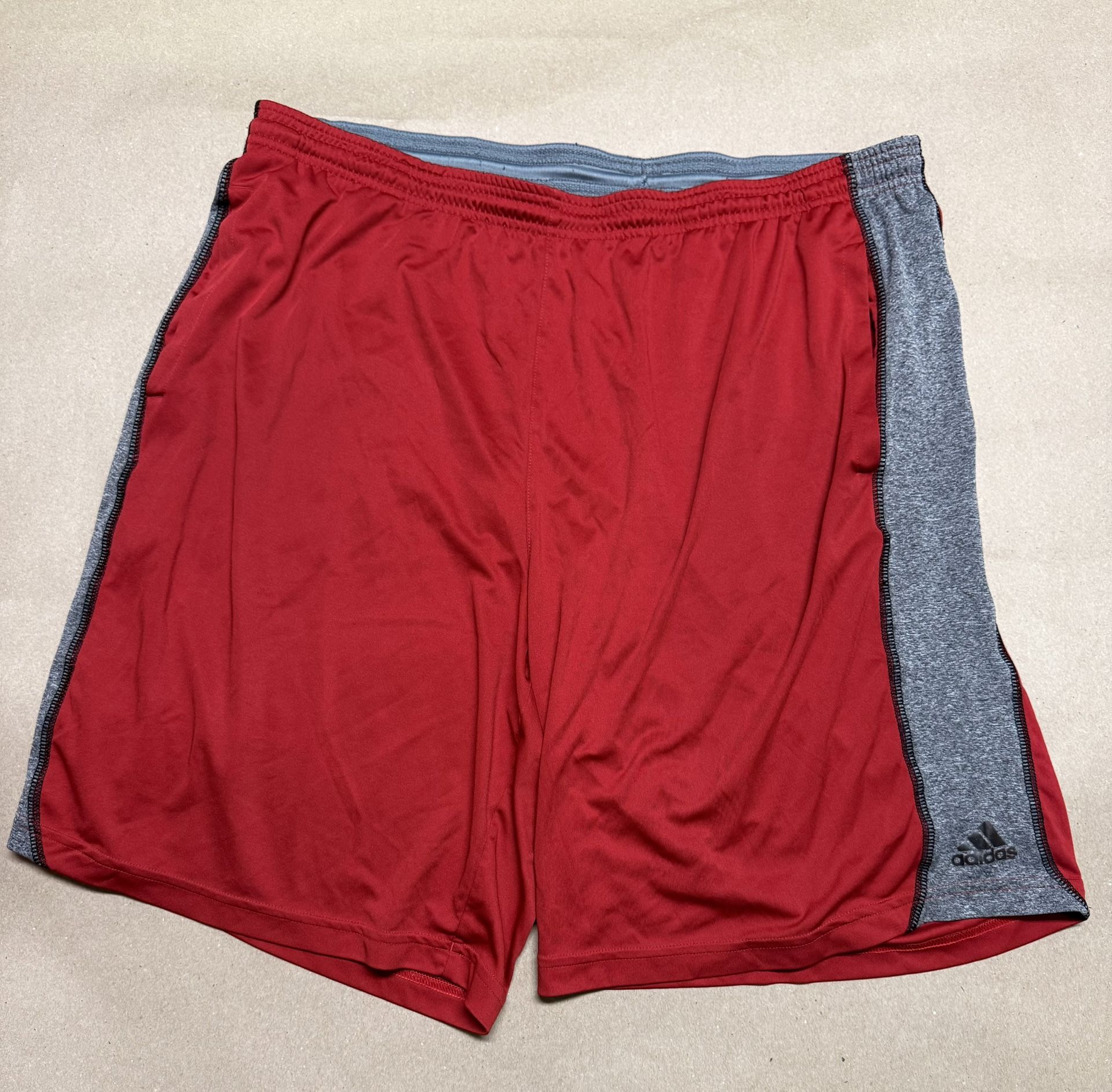 Adidas Climalite Basketball Shorts Red size XL Rare!
