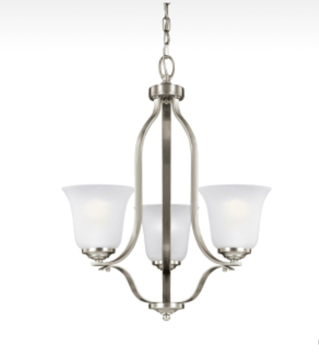 New Chandelier by Sea Gull Lighting with long chain Original $181