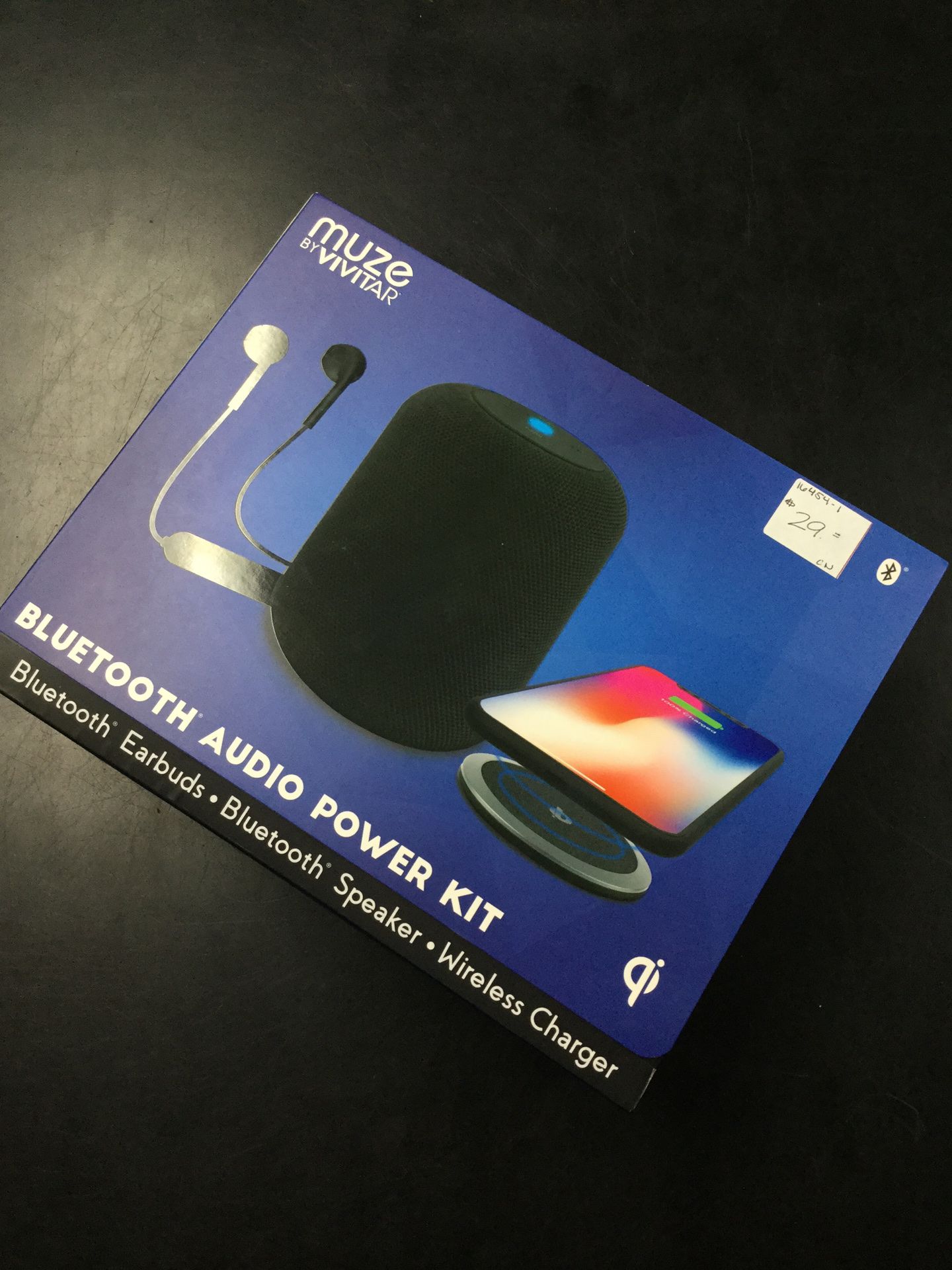 Muze By Vivitar V80030-DB Bluetooth Audio Power Kit