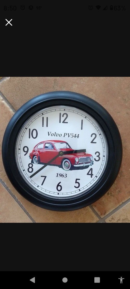 VOLVO PV544 WALL CLOCK