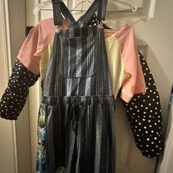 Stylish denim overalls & Tunic Dress