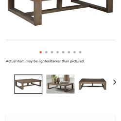 New, Solid Table Cariton