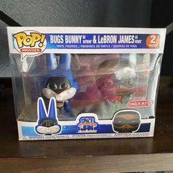 Funko Pop! Space Jam Bugs Bunny As Batman, Lebron James As Robin 2 Pack 🔥🔥