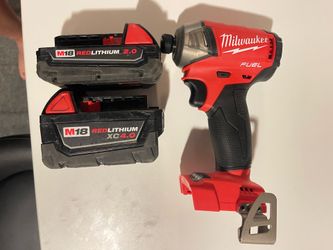 Milwaukee m18 Surge impact driver with batteries