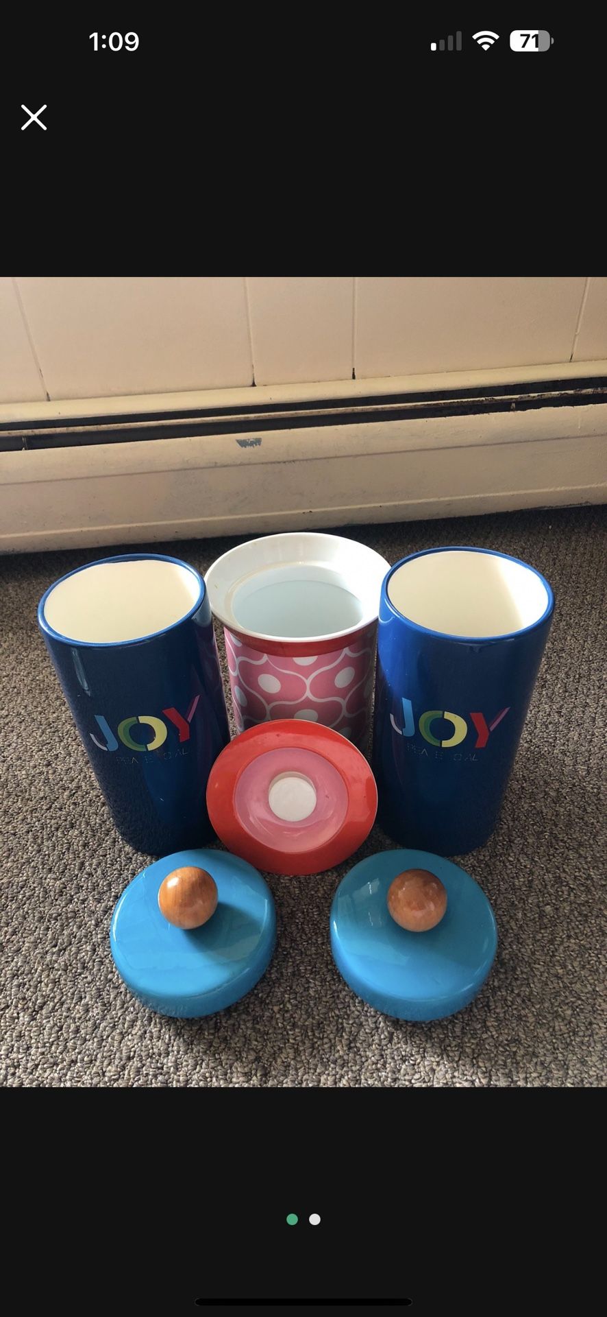 3 Ceramic Jars 🫙