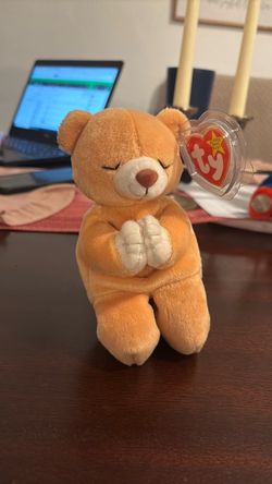 Ty Beanie Baby Praying Bear