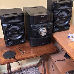 Sony Stereo And Sub Woofers 