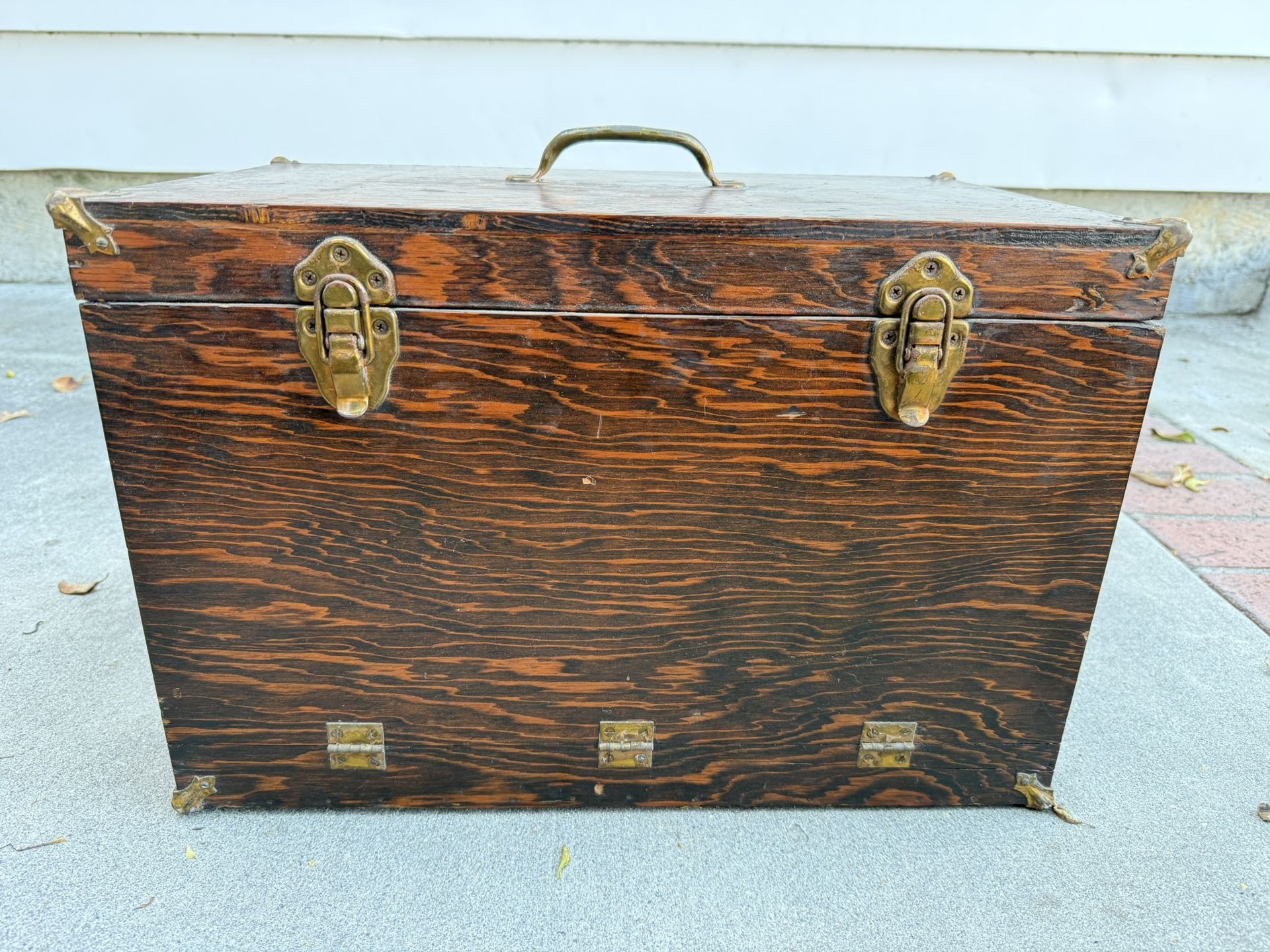 Vintage Wood Tackle Box
