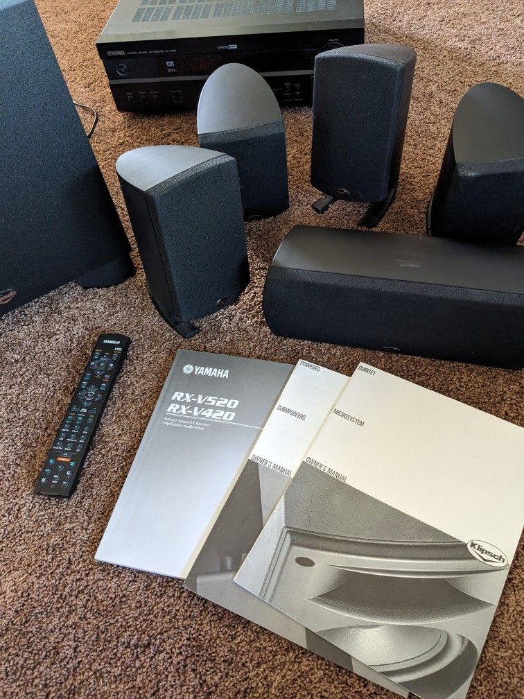 Sound System-Receiver,Subwoofer,Speakers