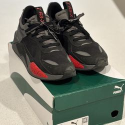 PUMA Mens Rs-X Halves Lace Up Sneakers Shoes Casual - Black, Grey - Size 12 (CASH ONLY)