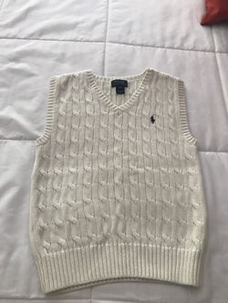 Polo Boys Sweater Vest- Size Small 8