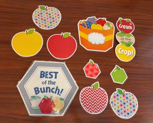 Apple bulletin board decoration - office, school, church,Classroom, teacher
