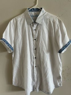 Robert Graham paisley print shirt preppy formal Sz 2XL