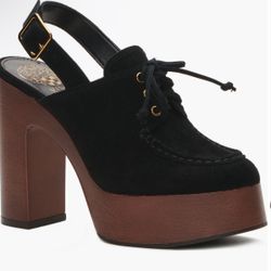 Vince Camuto Inerta Slingback Platform Clog New In Box Size 8.5