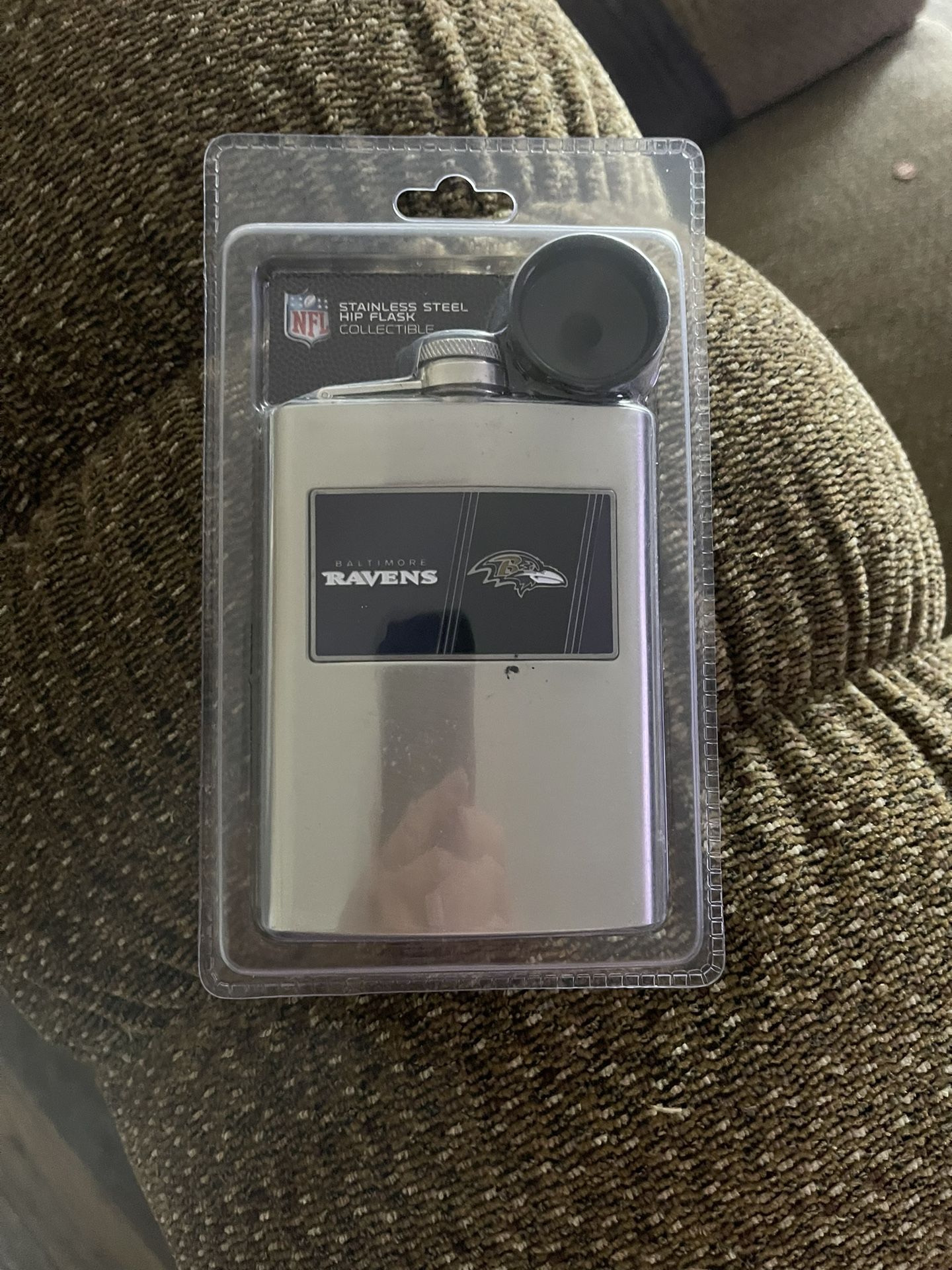 Stainless Steel Raven Flask