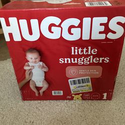Brand new Huggies 148 Count Size 1 Up To 14lbs