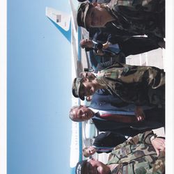 10x11 Photgraph | President George W Bush | Air Force 1 | US Army