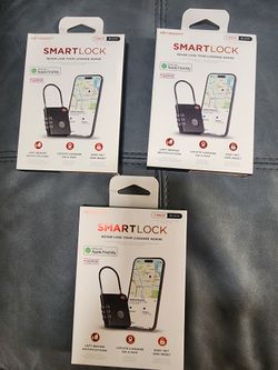 Smart Lock luggage lock SET OF 3-- Never Used!