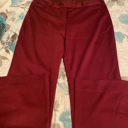 The Limited Size 12 Garnet Colored Pants