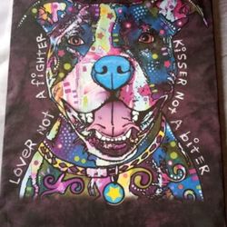 PIT BULL CANVAS WALL DECOR 