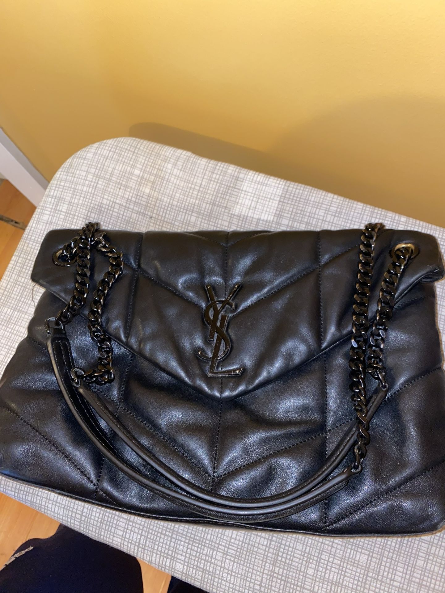 Authentic YSL PUFFER Medium Purse