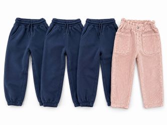 Kids Pants Bundle – 4 Pairs (Size 2-4T)