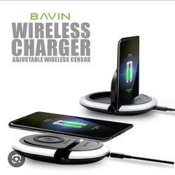 New BAVIN Portable Wireless Charger for IPhone Samsung phone