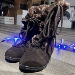 Brown Fur-Lined Boots