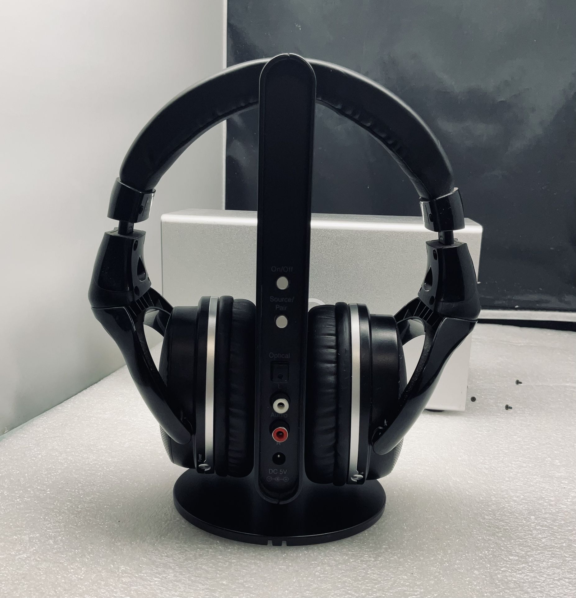 AUVIO Wireless TV Headphones for Watching and Listeningh- No Charger