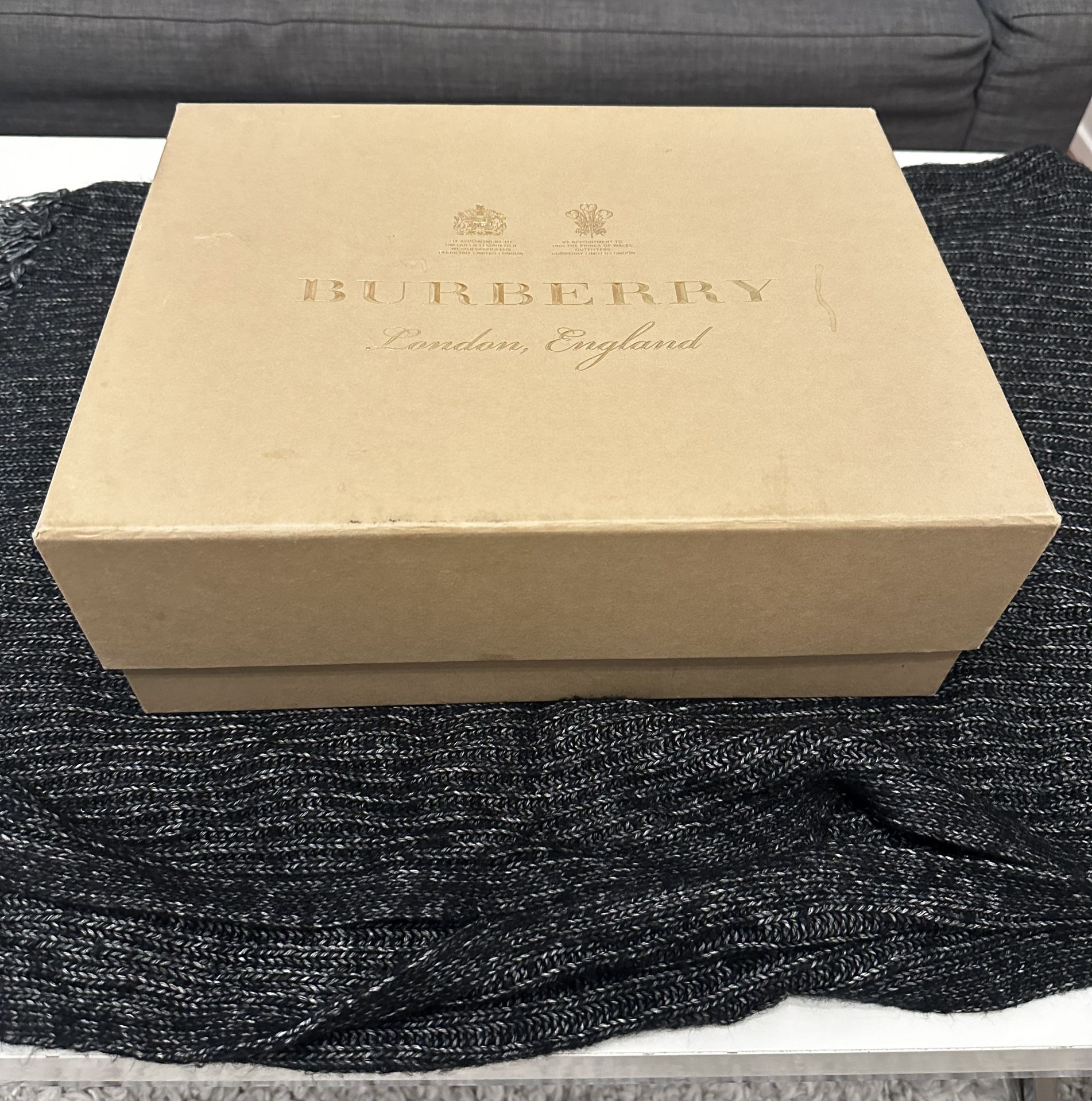 Burberry Small Macken Leather and House Check Crossbody Bag