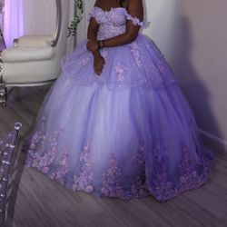 Light Purple Sweet 16/ Quince Dress 