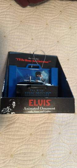 Elvis ornament. I’ll be home for Christmas.