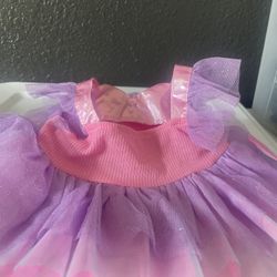 Build A Bear Ballerina Dress Pink And Purple