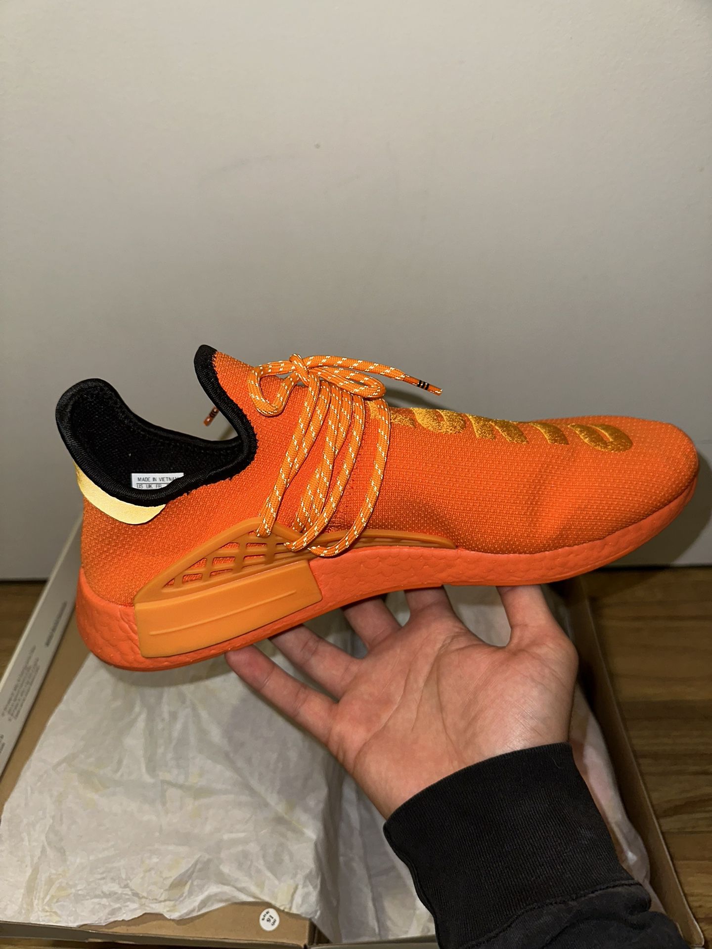 Adidas Pharrell Williams Orange Size 13.5 