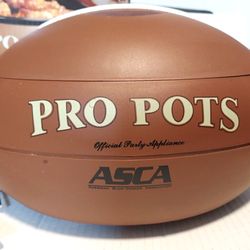 Pro Pots Football Slow Cooker Crock Pot 1.5 Quart