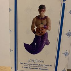 Rare 2010 December Diamond Jack O Lantern Design Hanging Ornament. New In Package. Tons Of Details