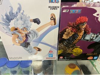 One Piece Gear 5 Luffy & Eustass Kid Bandai Figures (New)
