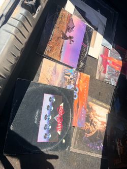 Old vinyl records