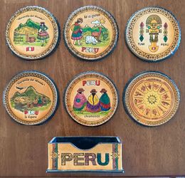 Coasters from PERU set of 6