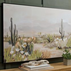 Sidworth - Cuadro Decorativo - Verde / Beige / Gris