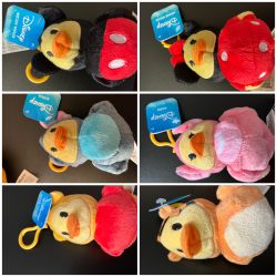 Disney Duck Plush Keychains