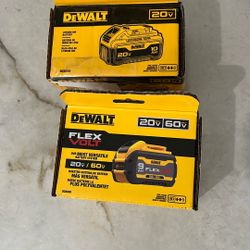 Dewalt Battery S.  (1). Flexvolt.  9.0.      (1).   (10) AH   20 V MAX