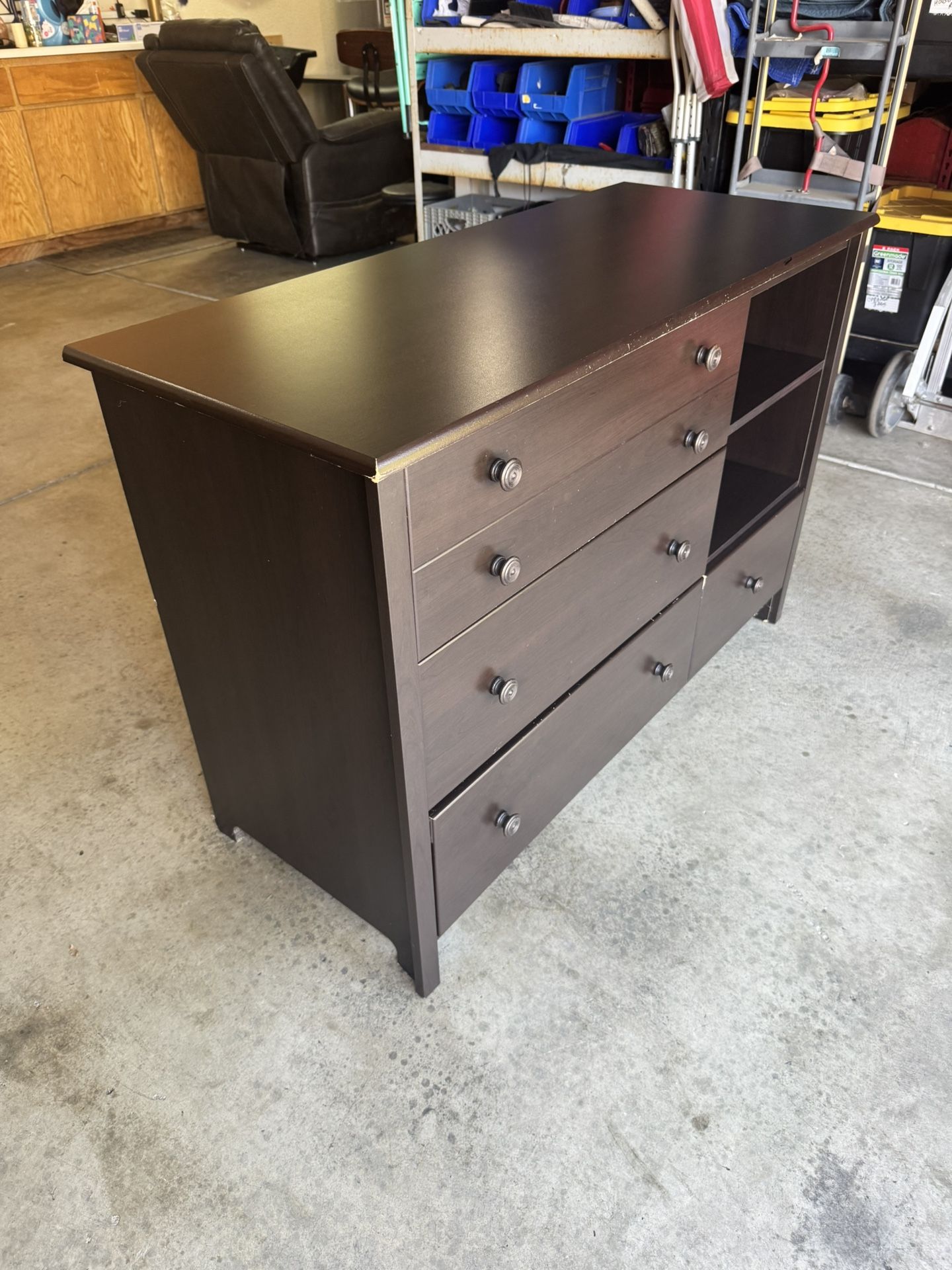 Little Smileys 4-Drawer Espresso Changing Table