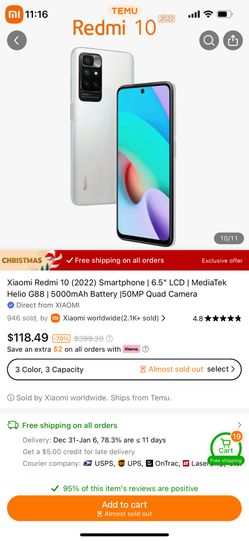 Brand new xiaomi phone