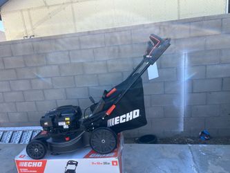 Shop ECHO 21 in. 190 cc Briggs and Stratton Gas 3-in-1 Dual Blade RWD Self-Propelled Lawn Mower with Single Lever Deck Adjustment