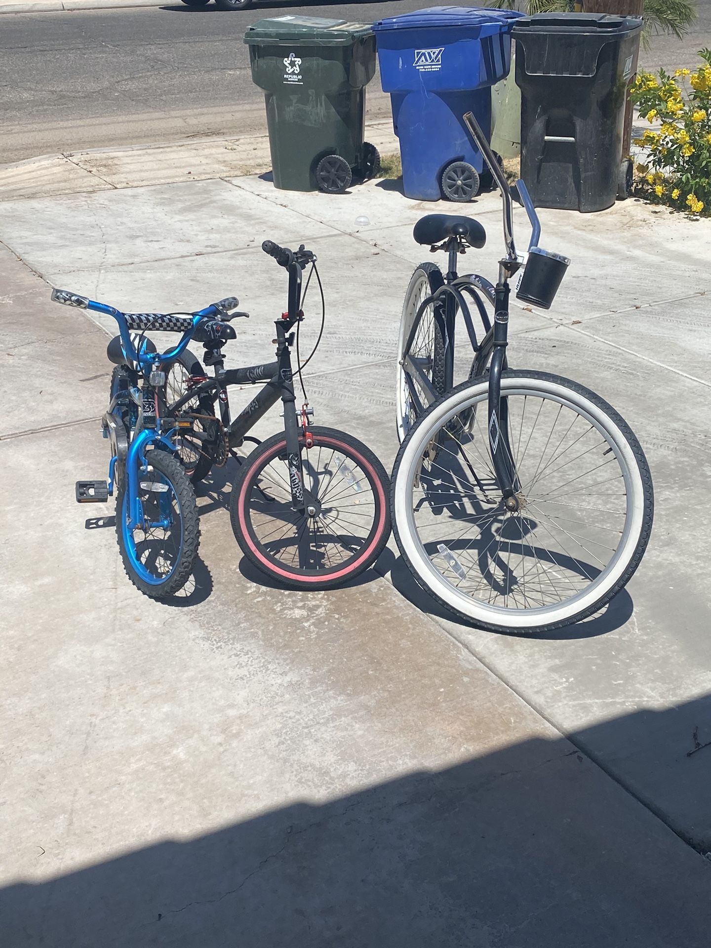 All 3 Bikes $80