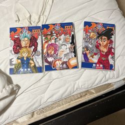 Manga, Seven Deadly Sins (33-35) (Japanese)