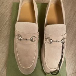 Gucci Shoes men oatmeal loafer size 10
