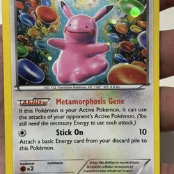 Ditto  XY Pokemon Promo Card